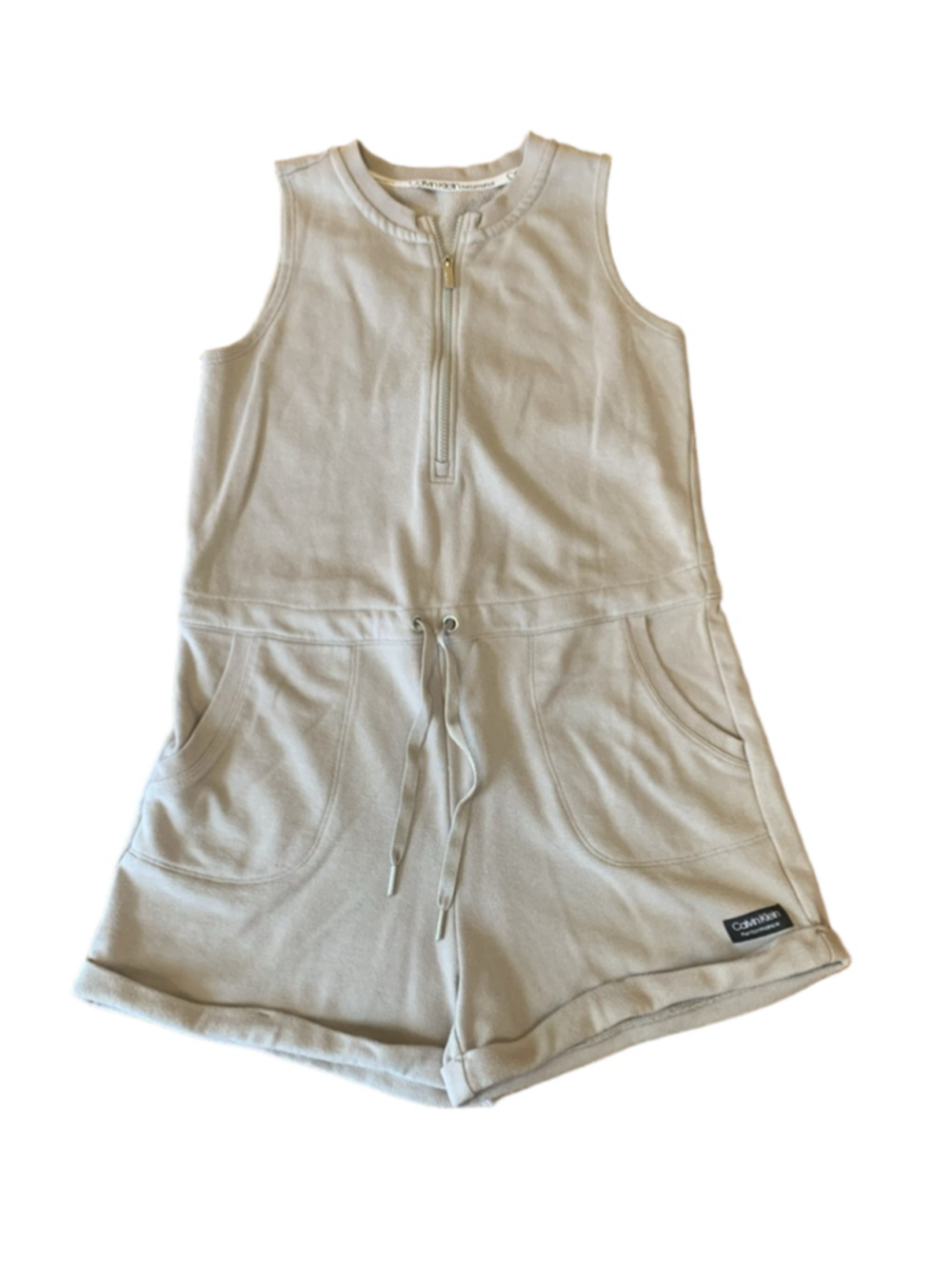 Calvin Klein Romper Large Beige Shorts